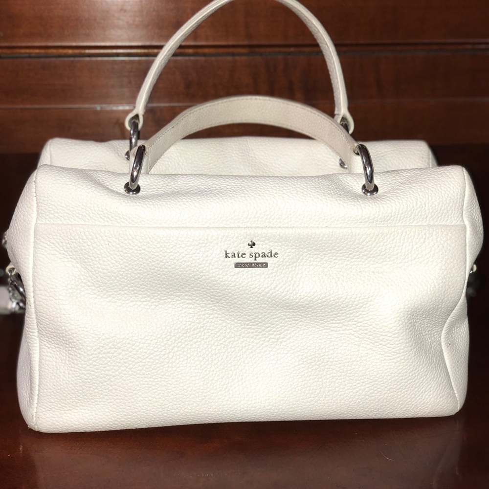 Kate Spade White Purse w/ Shoulder Strap